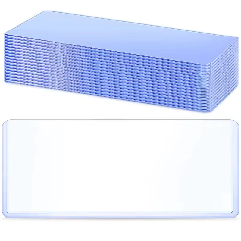 16PCS Clear Plastic Banknote Sleeve for Collectible Paper Dollar Bill Euro Protection Archival Safe Storage Money Collection ZYF