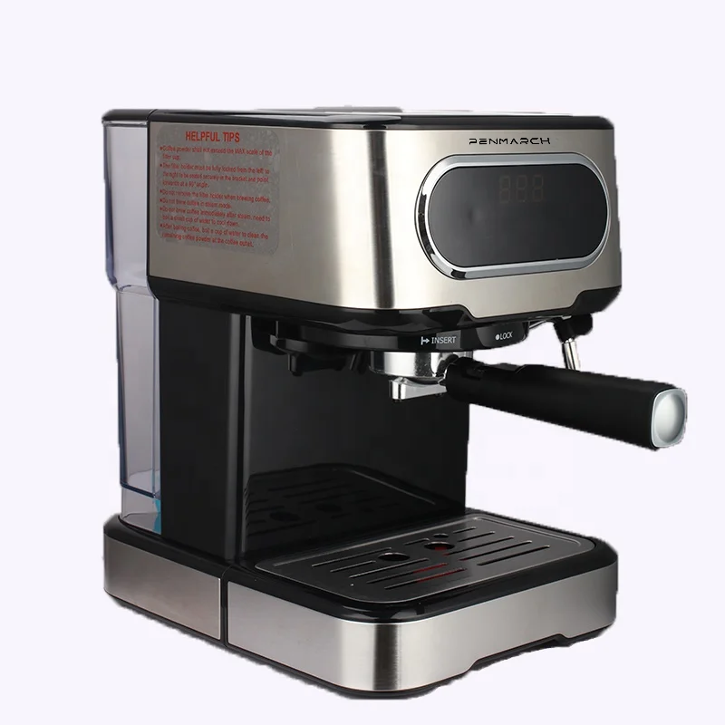 Eco Friendly Safe Class a Energy Efficiency 1100W High Power Automatic Multifunctional Stainless Steel Coffee Maker