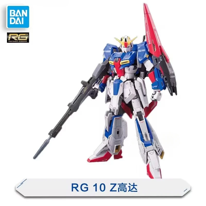 

Original Bandai Gundam RG 10 1/144 MSZ-006 Zeta Gundam Assembly Model Anime Action Figures Collect Decorative Toys Gifts