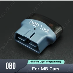 OBD-Fonction lumière ambiante, activation du menu pour BMW, AUDI, Porsche, Mercedes-Benz A, B, C, GLC, CLA, GLA, W176, W177, W205, X253, WACHW117