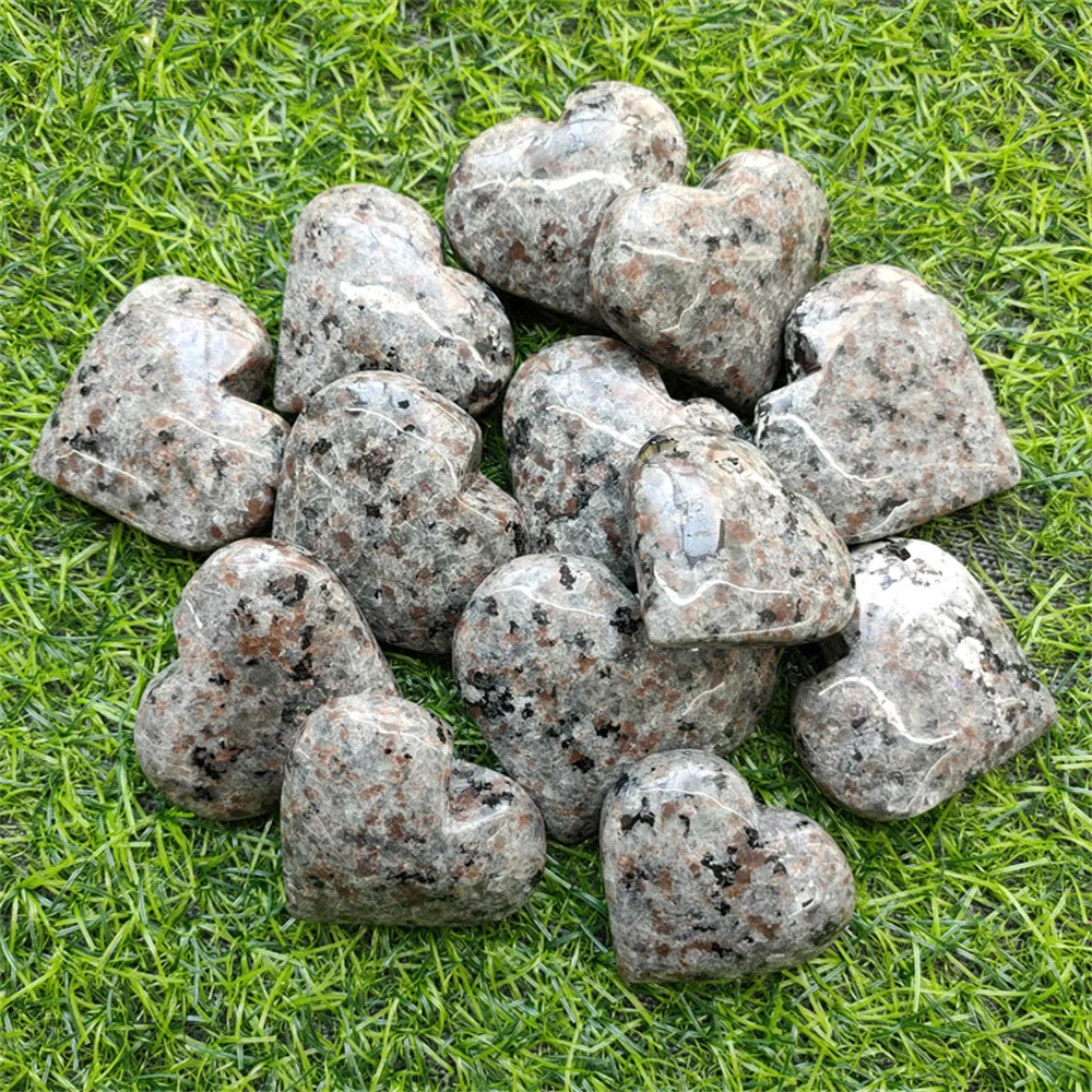 5A+ Natural Crystal Charms Yooperlite Heart Love Powerful Chakra Energy Wicca Healing Crystals Heart Spiritual Witchcraft Gift