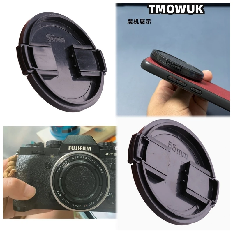 

For Hasselblad X1D-100C H5D-60 H3DⅡ-31 H3DII-50 CFV-50 503CW 907X 50C H6D-100C Camera Lens Cap Protective Cover Center Pinch Sna
