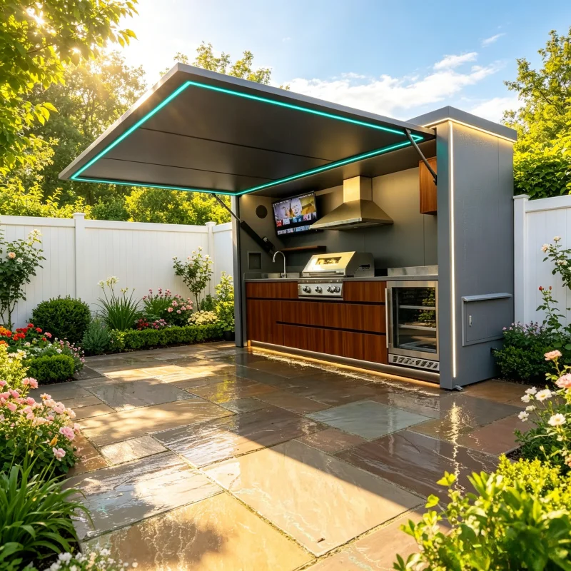 Commercial Kitchen Grill - Modułowa kuchnia zewnętrzna na zamówienie, grill