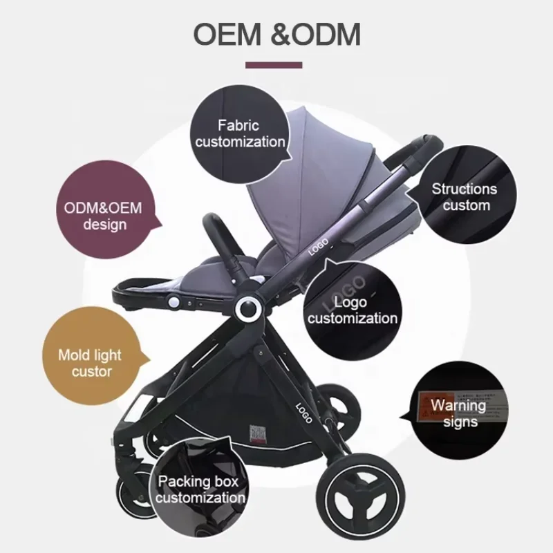 China Stroller Baby 2 In 1 Luxury Baby Pram Travel System 3 In 1 Stroller For Babies