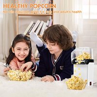 NN89R Air Popcorn Popper Maker, Electric Hot Air Popcorn Machine-1200W, Oil-Free US Plug