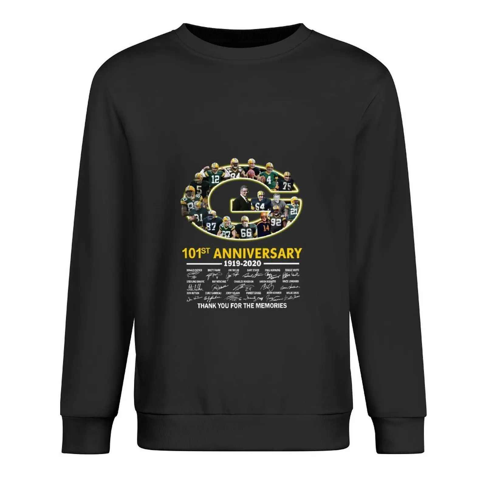 

Green Bay Packer 101st Anniversary 1919 2020 Thank You For The Memories Signatures T Love Pullover