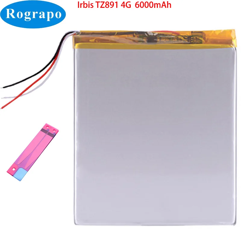 Nieuwe 3.7V 6000Mah Tablet Pc Batterij Voor Irbis TZ891 Tz 891