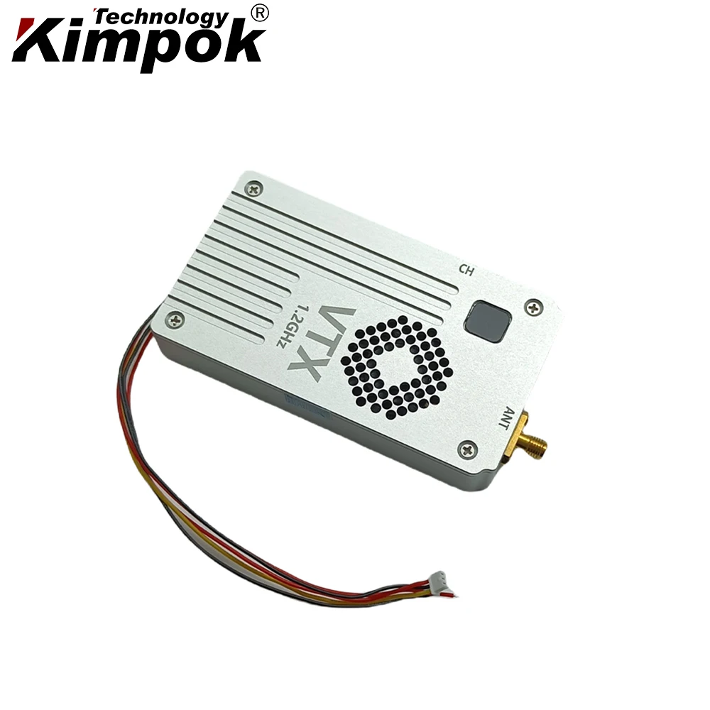 Transmisor y receptor de vídeo para drones, 1,2 Ghz, 5W, Fpv, Vtx, 40Km, Los 1,2g, para transmisión de largo alcance Uav
