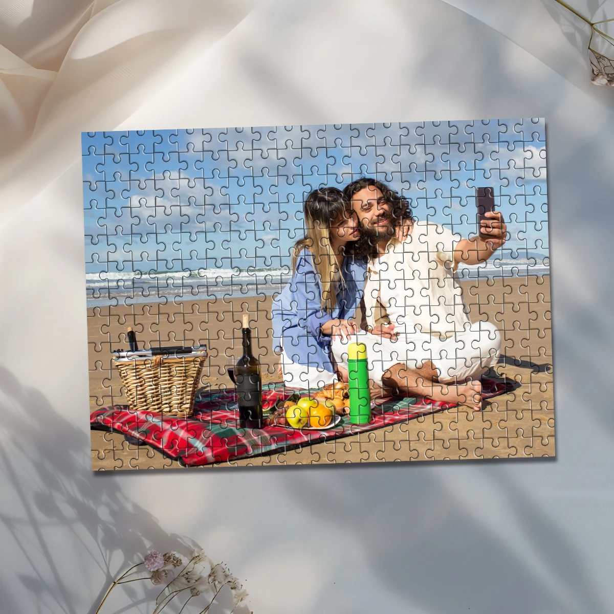 35/300/500/1000pcs Personalized Custom Photo Puzzle Unique Gift Personalised Decompression Puzzles Jigsaw puzzle Family Gift