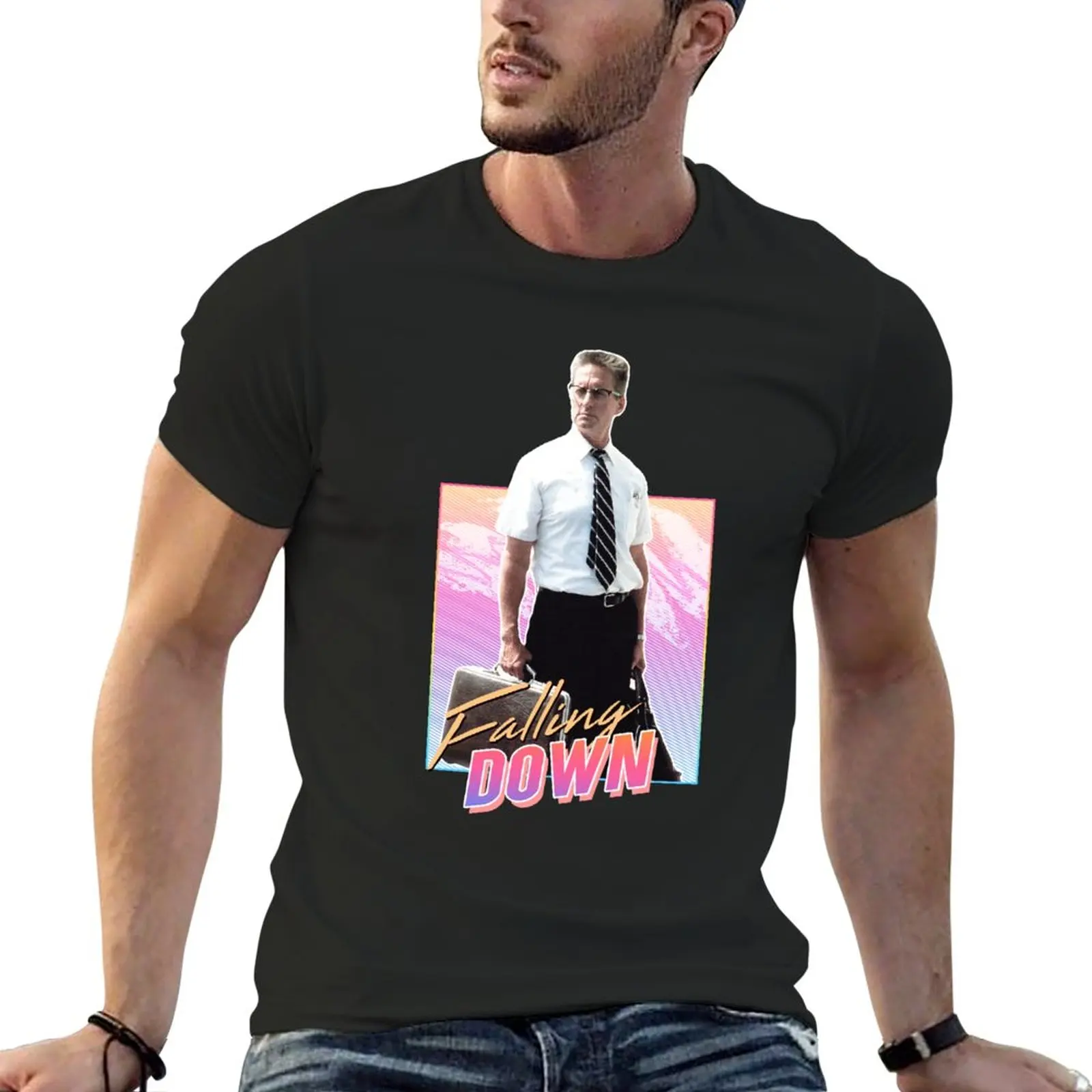 

New Falling Down - 80s design T-Shirt boys white t shirts vintage t shirt men clothing