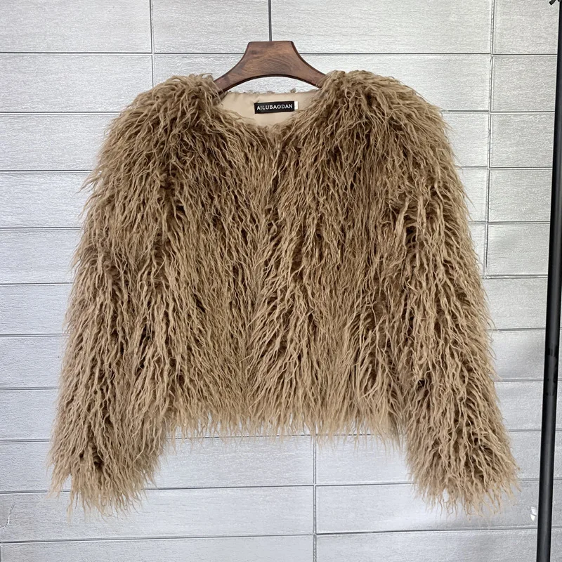 Fur Coats Women Autumn Winter Top Fashion Faux Fur Coat Elegant Thick Warm Faux Fur Jackets for Women Fur Short Jacket Streewear