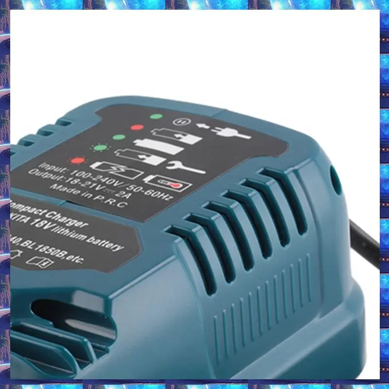 

2025 Replace For 18V Mini Charger DC18RC Replace Charger For Lithium Batteries BL1860 BL1450 BL1830 EU Plug,Replac