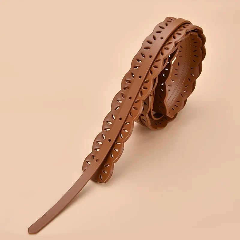 Cinturón gótico Vintage para mujer, abrigo de diseño de lujo, faja decorativa de cuero de vaca de alta calidad, pretina ancha para mujer