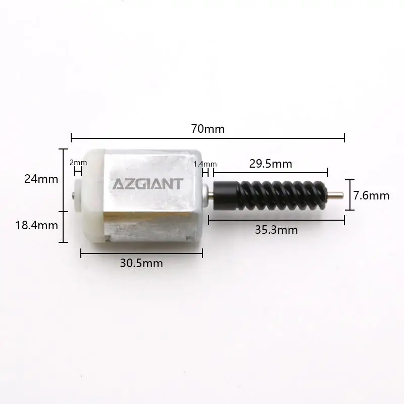 AZGIANT 20115 3G0255 Car Rear Trunk Hatch Lock Actuator motor For Suzuki Swift/Splash Tailgate/SX4/S-Cross/Vitara carbon brush
