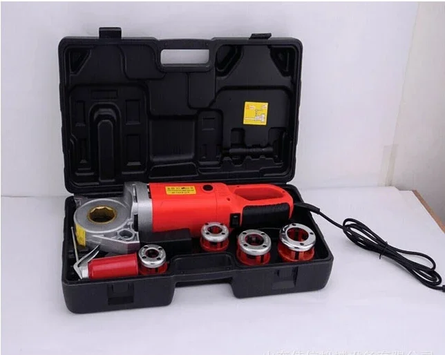 Handheld Pipe Thread Milling Machine Portable Electric Steel Pipe Thread Set