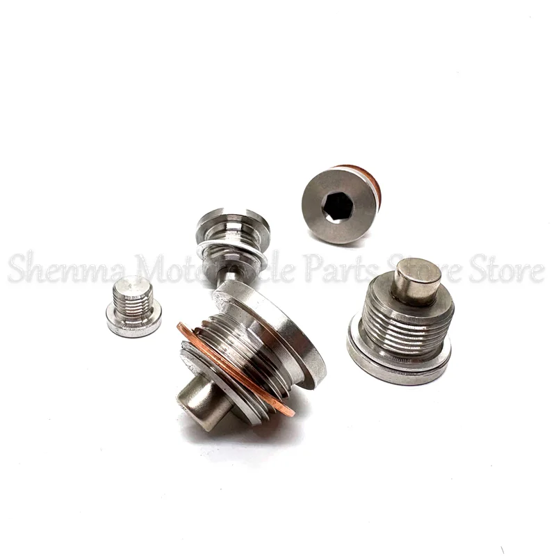 For BMW Motorcycle Hexagonal Stainless Steel Oil Drain Bolt S1000RR K1600GTL R1250GS R1300GS R18 F750GS F800GS F900GS F850ADV