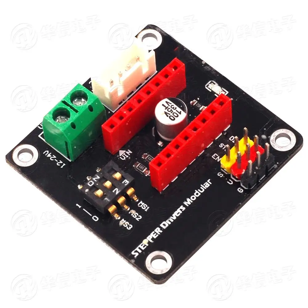 10pcs/lot 3D Printer 42 Stepper Motor Driver Expansion Board 8825/A4988 Stepper Motor Driver