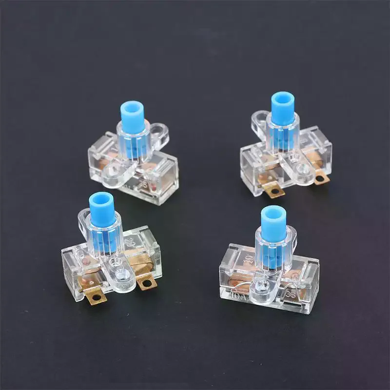 10Pcs 16A 220V Self Locking Button Switch Terminal Block Multi Purpose Universal Socket Electrical Connection Accessories