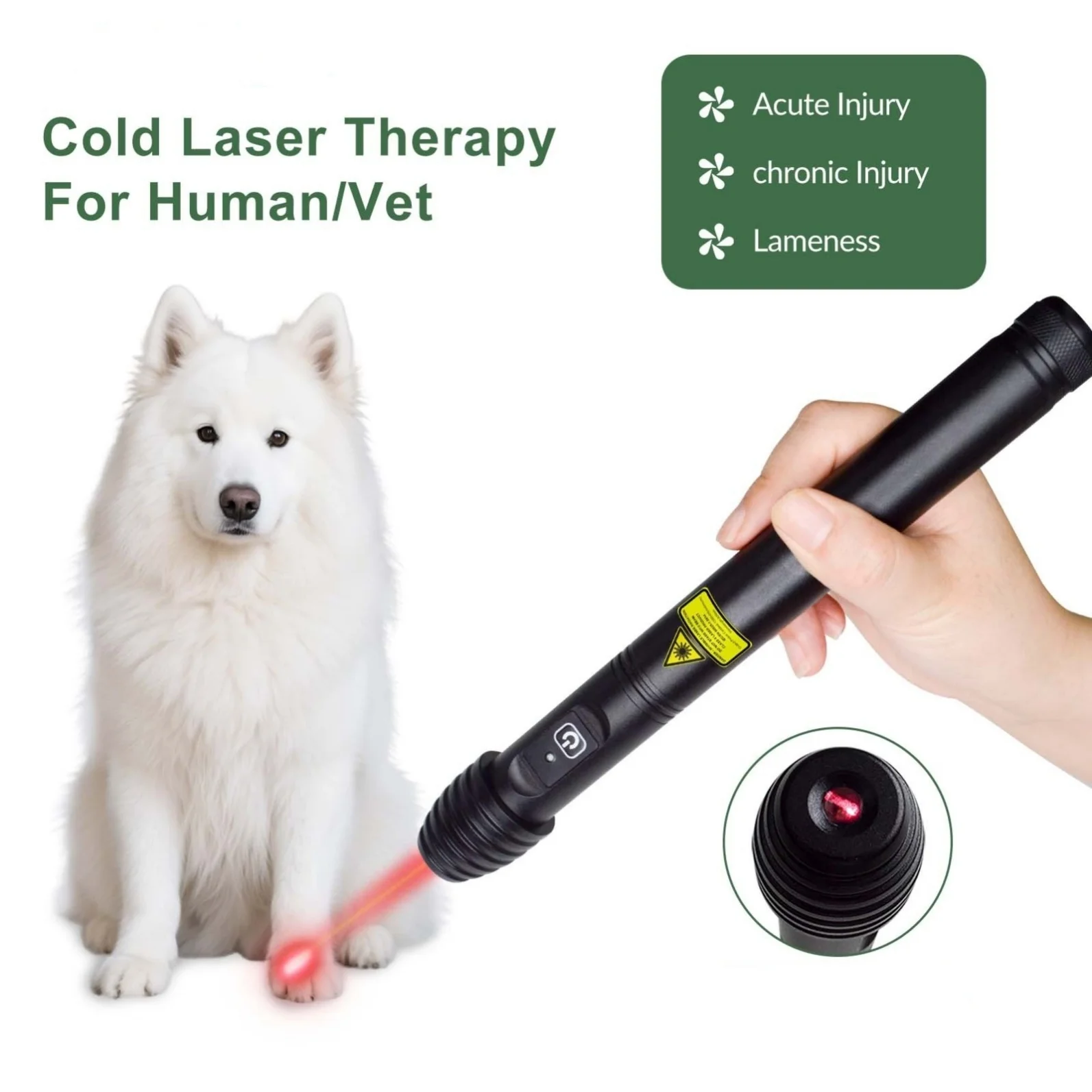 In stock 2026 Class 4 Cold Laser Device Low Level Frio Auriculothrapie Paa Pointer De Acupuntura for Dejar Tabac Fumar and Acupu