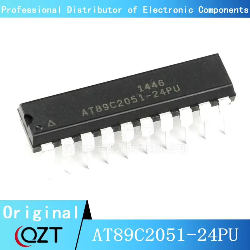 10pcs/lot AT89C2051-24PU DIP AT89C2051-24PI AT89C2051 89C2051 AT89C2051-24PI DIP-20 chip New spot