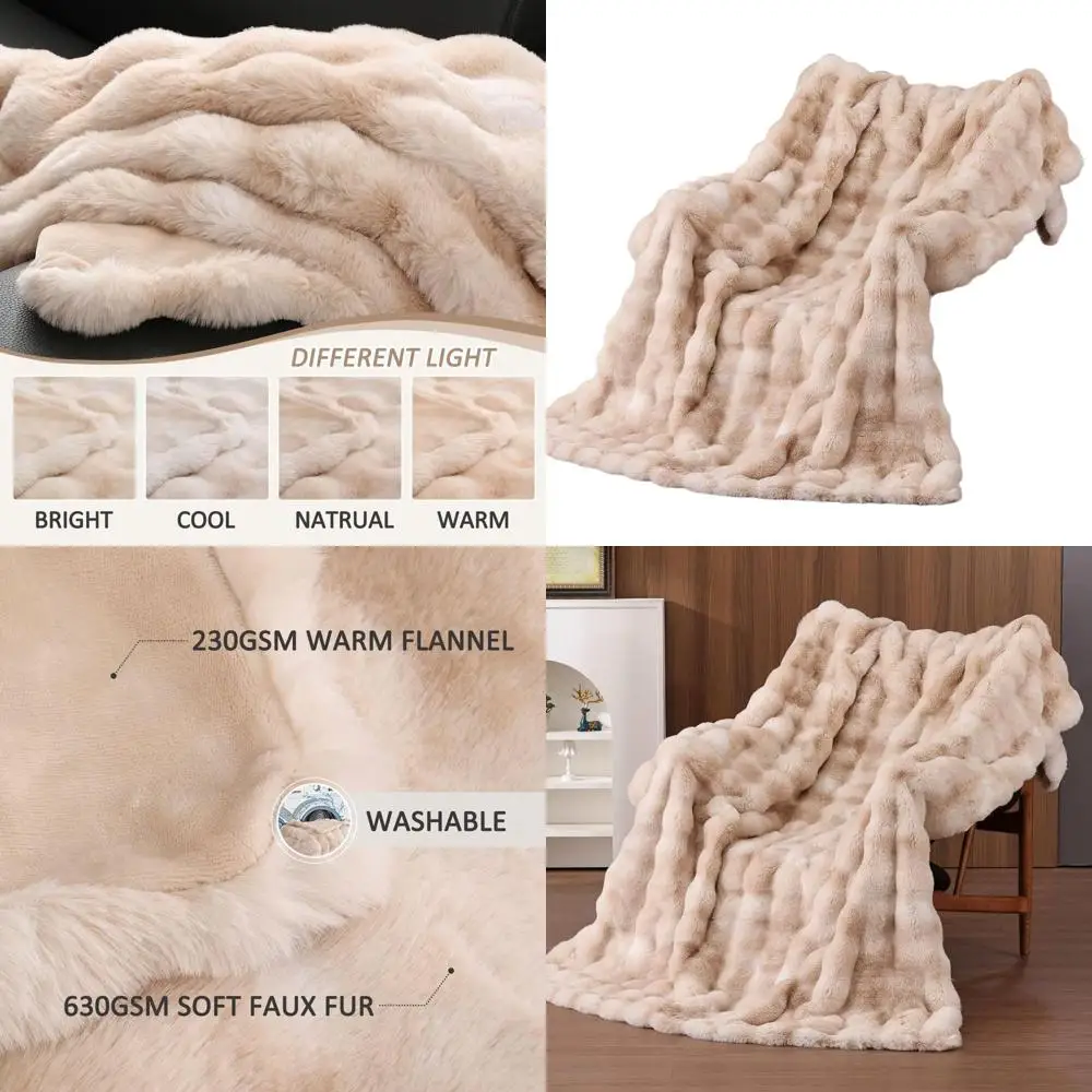 

Плюшевый плед цвета хаки, 50x60, уютный искусственный мех для дивана, кушетки, спальни