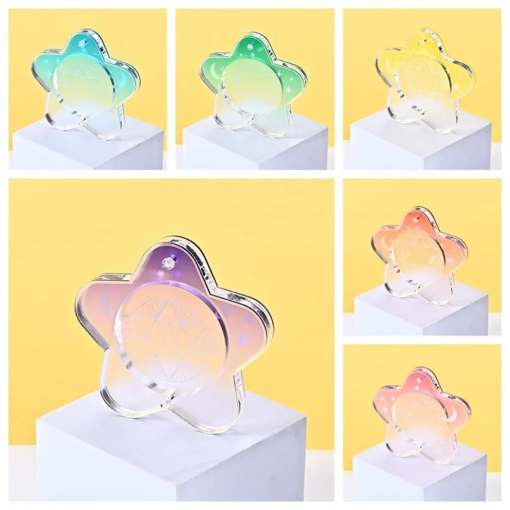 Japanese-Style Anime Badge Storage Box Acrylic Cartoon Badge Display Cases Creative Mini Badge Protector Cover Student