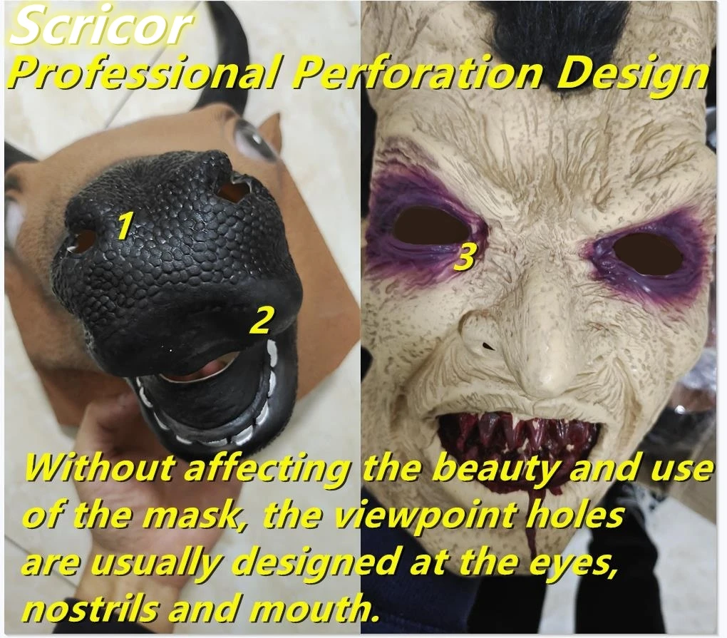 Halloween M3gan Full Head Mask Horror Evil Costume Party Demon Creepy For Kid Girls