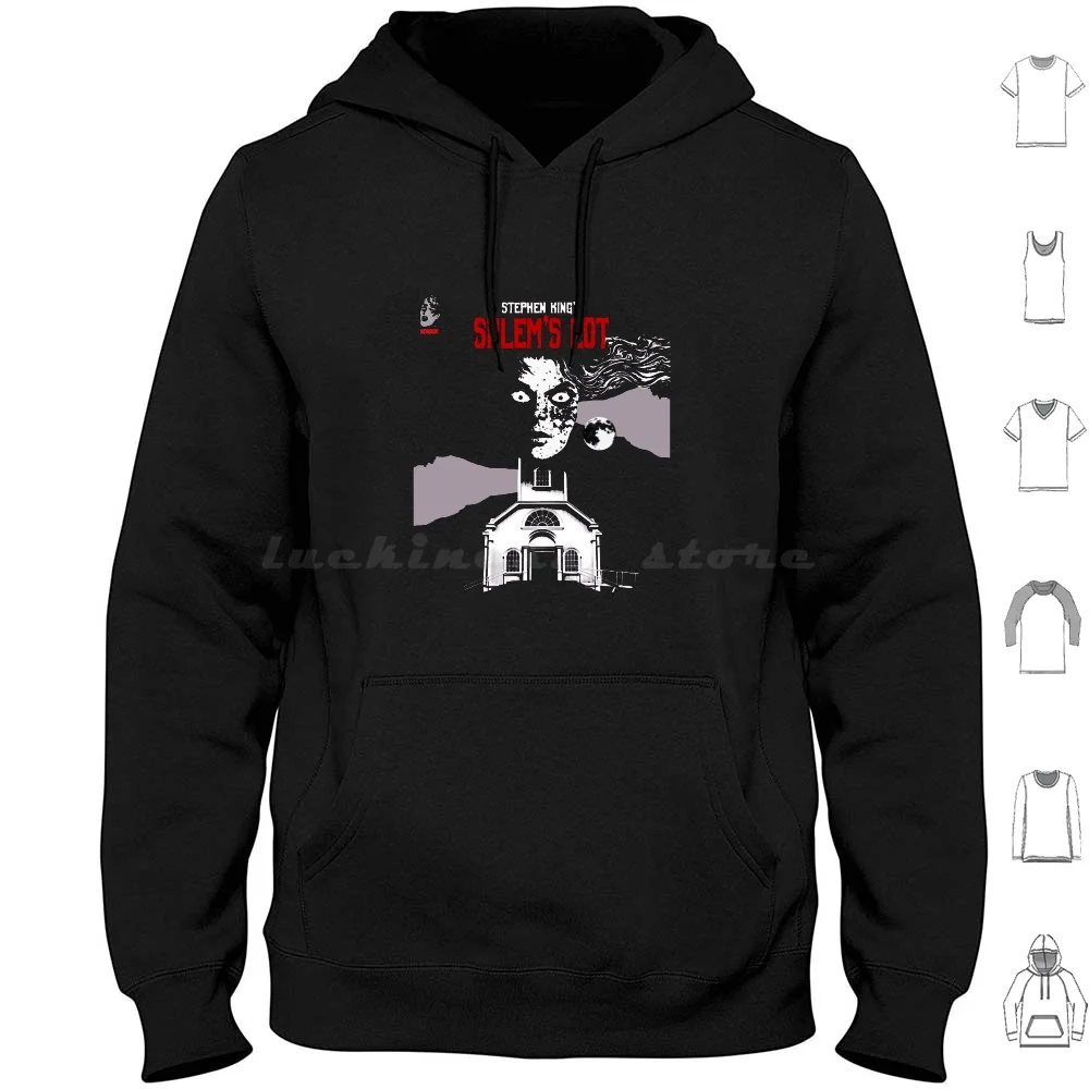 Salem's Lot Sudaderas con capucha Manga larga Salems Lot Barlow Halloween Horror Stephen King Vampiro Vampiros Salemslot