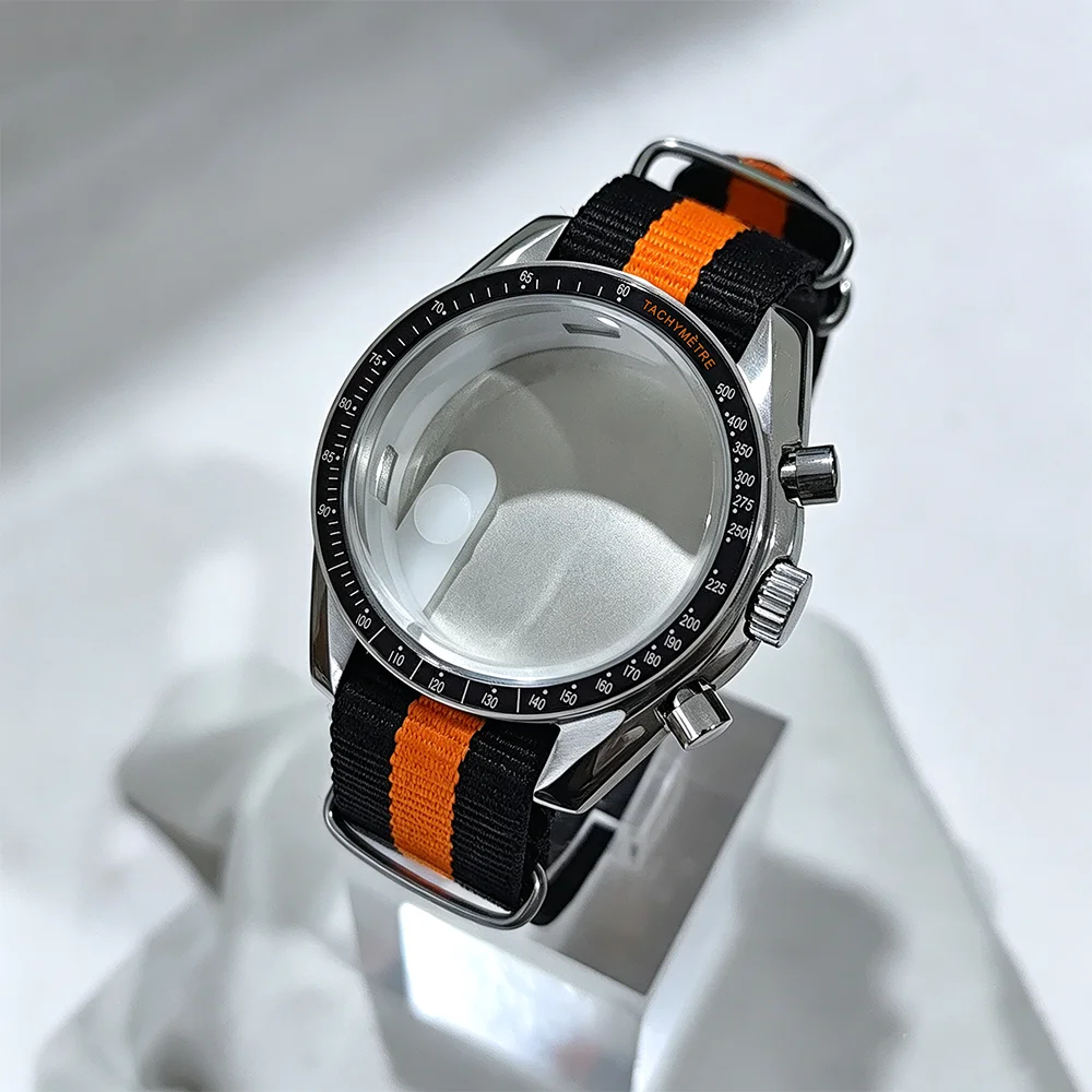 39.7mm VK63 Case For VK63 Movement Case For Speed Master VK63 Case Nylon Watch Strap VK63 Moon Case Nylon Band VK63 Accessories