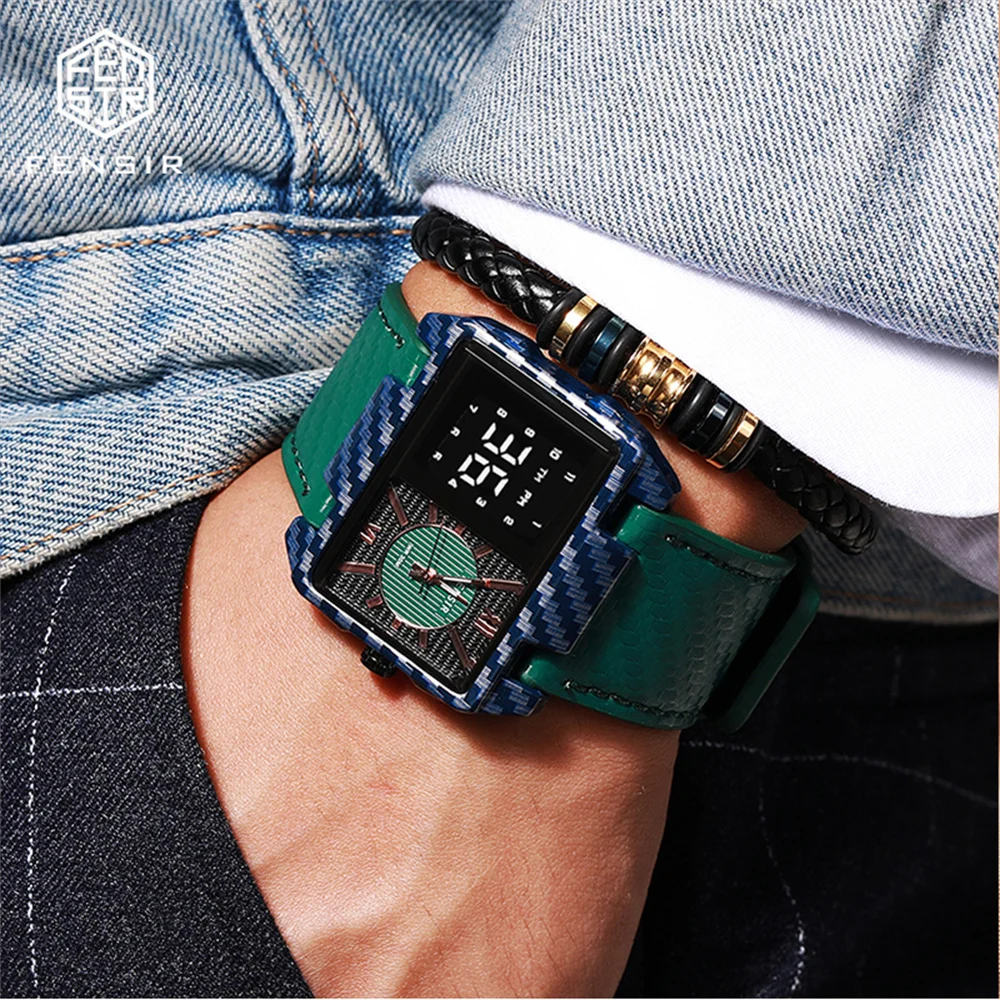 Men's Unique Designer Luxury Sport Watches 2022 Unusual Novelty Led Digital Quartz Watch For Men WristWatch Relogio Masculino