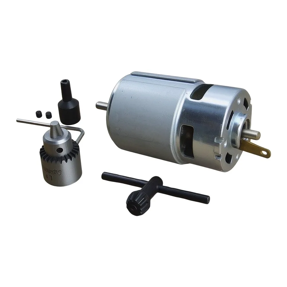 Adjustable Chuck Kit 775 DC Motor For Desktop DIY Production Multi-function Electric Grinding Tool Dual Ball Bearing Structure
