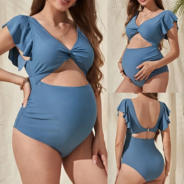 Traje fashion de baño maternidad