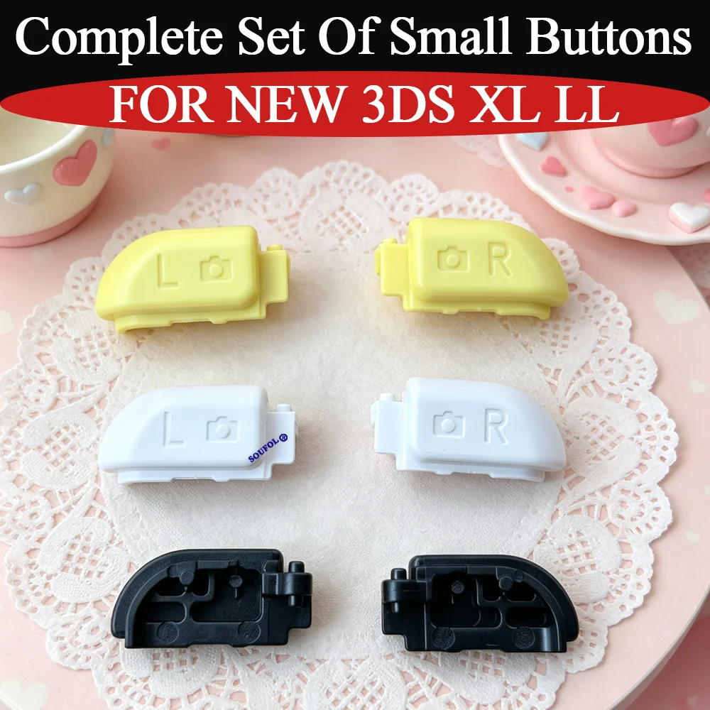 New 3 Colors A B X Y L R ZR Full Set Buttons For New 3DS XL LL