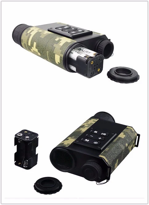 6X Optics Zoom 200 Meters Darkness IR Digital Night Vision Device 500m Laser Range Finder 6x32 Golf Measurement Rangefinder