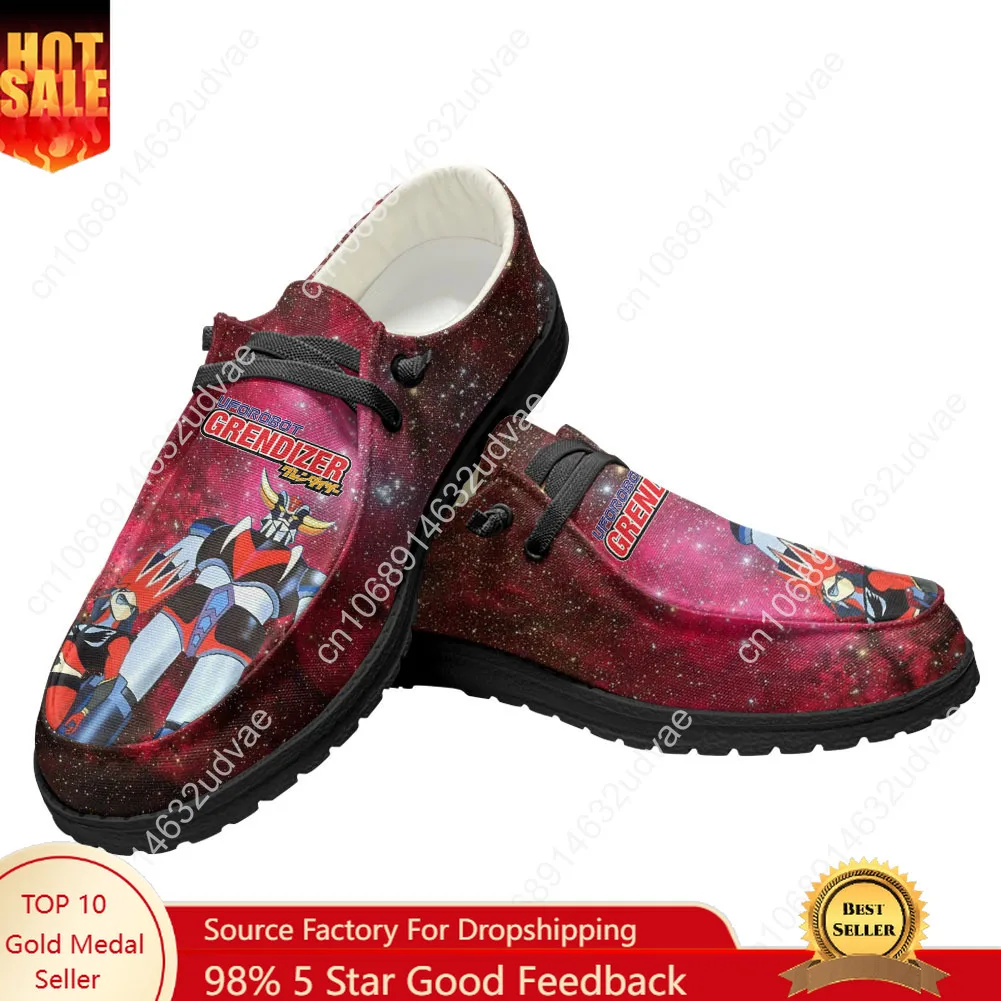 

UFO Robot Grendizer Casual Shoes Flat Shoe Men Woman Breathable Casual Indoor Outdoor Lightweight Footwear Custom Made Shoe