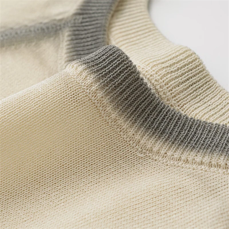 KEYANKETIAN, новинка лета 202, женский вязаный топ с градиентом и принтом тай-дай, тонкий укороченный пуловер в уличном стиле с круглым вырезом и короткими рукавами