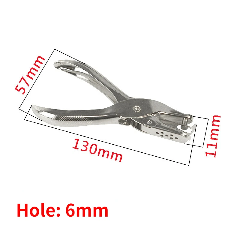 3mm 6mm Diameter Steel Hole Puncher DIY Cutter Hand Paper Scrapbooking Punches Jewelry Tool Packaging Materials Wholesale Supply