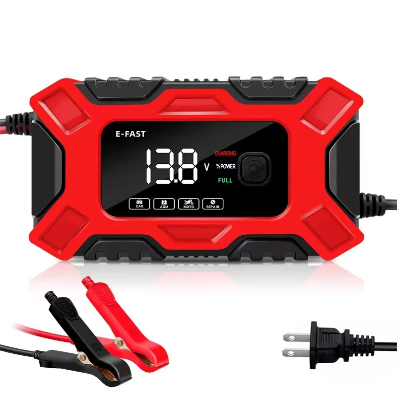 

12V Car Battery Charger Professional Multifunction Pulse Repair Starter Car accessories For Truck Electric Motorcycle