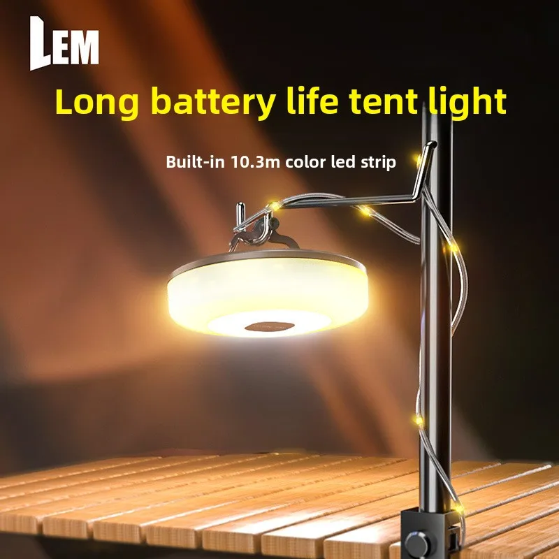 LEM Tent Light Hanging LED Atmosphere Lighting For Camping