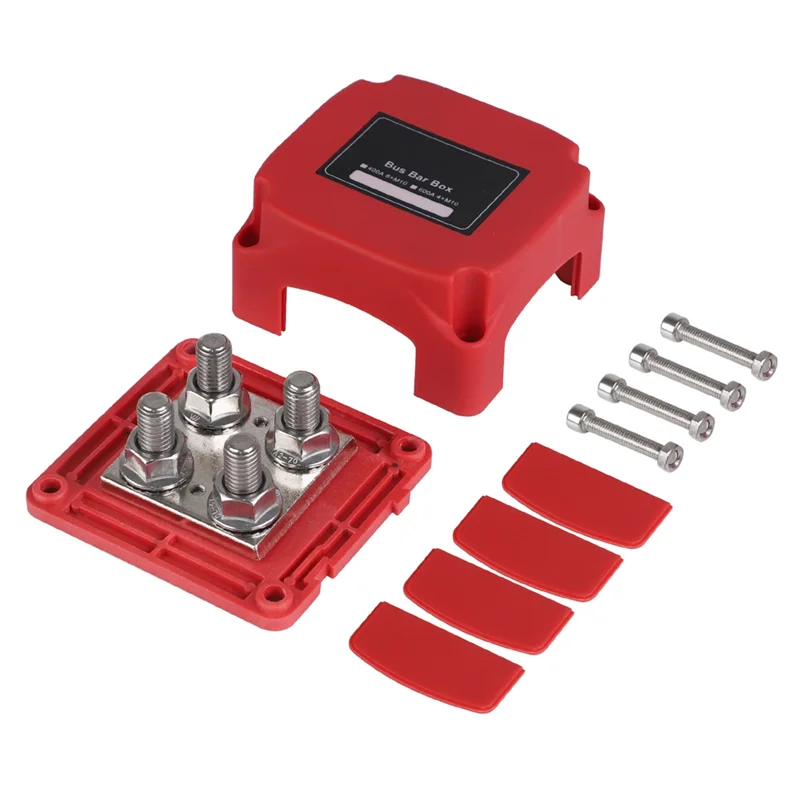 

Оловянная медь 400A 48V сверхмощная шина для автофургонов, морских грузовиков, лодок, блока распределения питания, коробка шины заземления