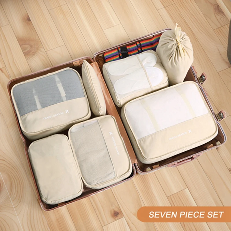 ABNO-kubus kemasan untuk tas Travel-bagasi Organizer untuk keluarga, kubus pak perjalanan jala bernapas untuk koper