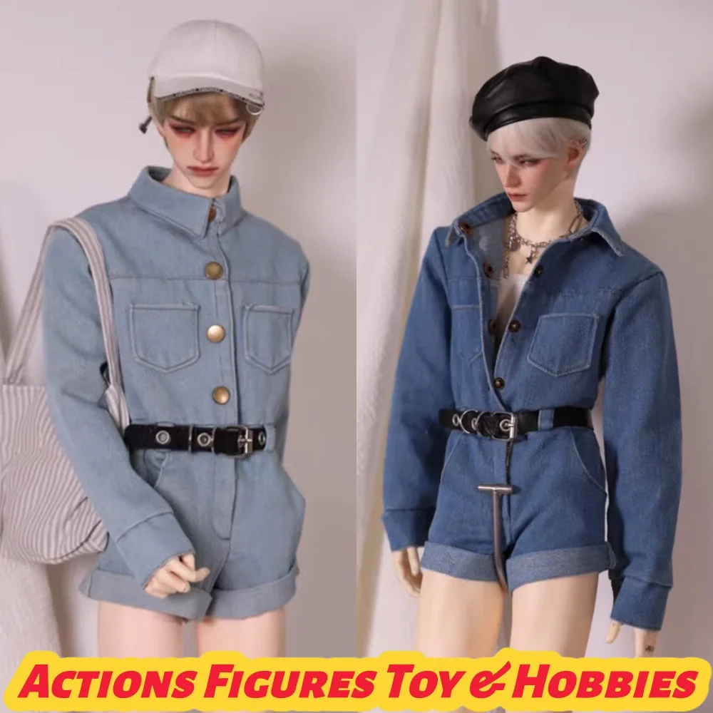 

Доставка за 60 дней: Джинсовый комбинезон с длинными рукавами и шортами для кукол BJD, модель Strong Uncle id75 rs76 dfa75, игрушки для самостоятельной сборки.