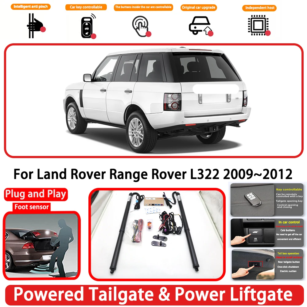 for Land Rover Range Rover L322 2009~2012 OEM Plug and Play Auto Powered Tailgate Power Liftgate Rear Trunk Opener System