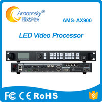 Full Color Versatile LED Video Processor Controller AMS-AX900 Screen 8 9 10 Channel Splicer With Sending Card MSD600 Like VX400