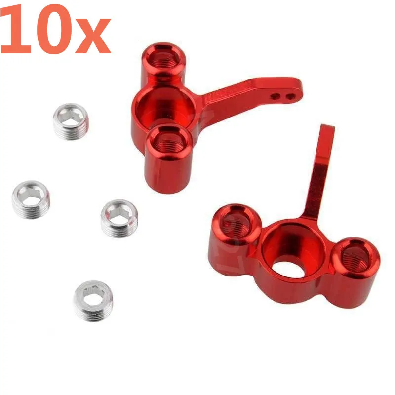 

10pcs/lot FS Racing 511484 Aluminum Steering Hub Carrier(L/R)(Al.) For 1/10 RC Car Monster Trcuk Upgrade Parts Metal Baja