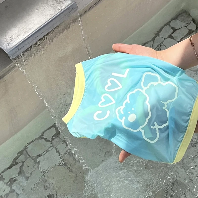 Summer Teddy vestiti anti-uv Pet Cool Feeling Vest Pet protezione solare vestiti Bichon Frise Pullover traspirante forniture per animali domestici