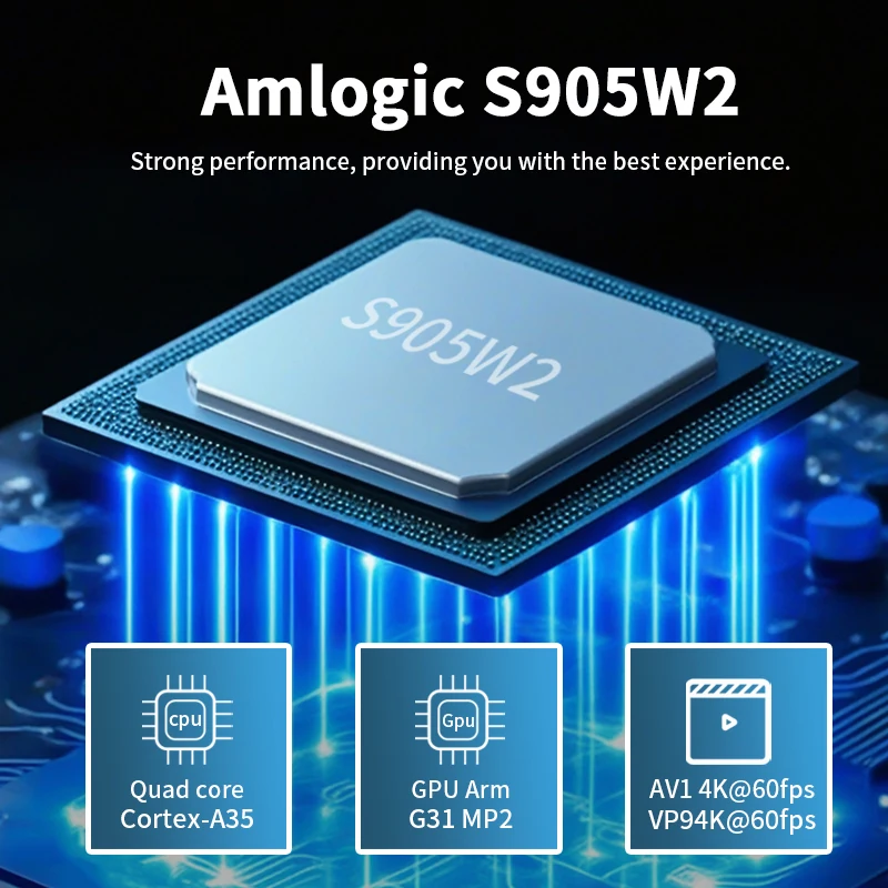 Android11 T95w2 Smart Home Theater TV Box Amlogic S905 W2 2.4GHZ&5GHZ Bluetooth 4.0 Wifi HDR 4K Media Player Set-top box