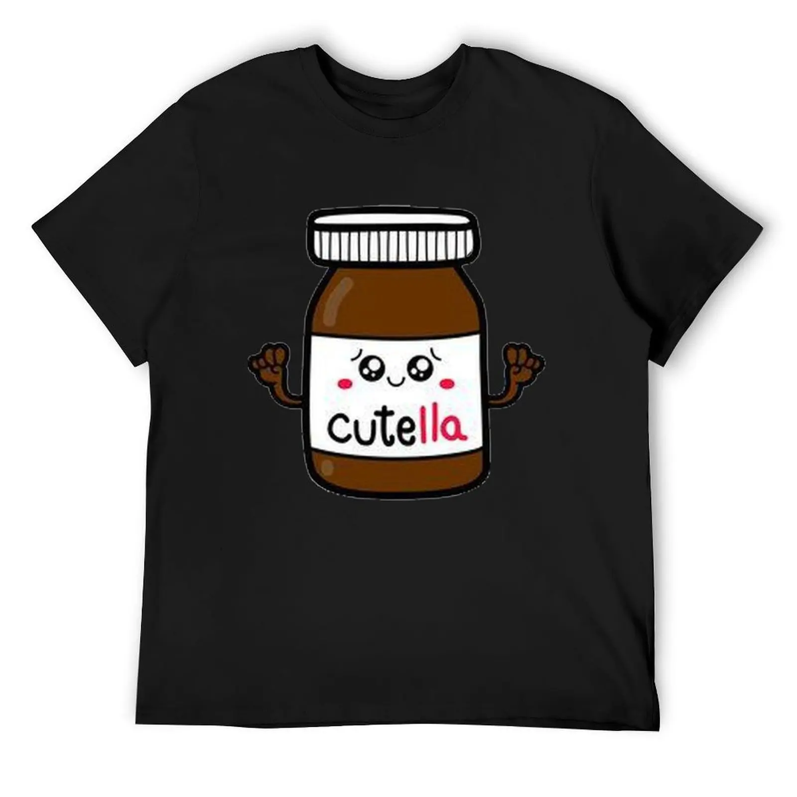 

Cutella Nutella Cutie T-Shirt vintage luxury designer funny costumes black t-shirts for men