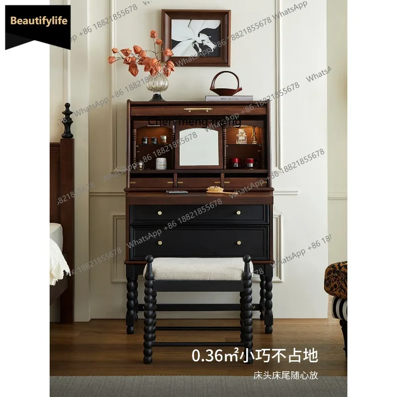 

A139 A139 Dresser, studio, dressing table, small apartment bedroom, French retro solid wood dressing table