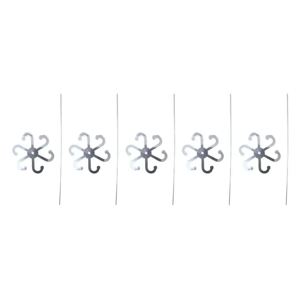 5pcs Clear Acrylic For plant Support Brackets for Garden and Indoor Use to Maintain For plant Structure During Active Growth